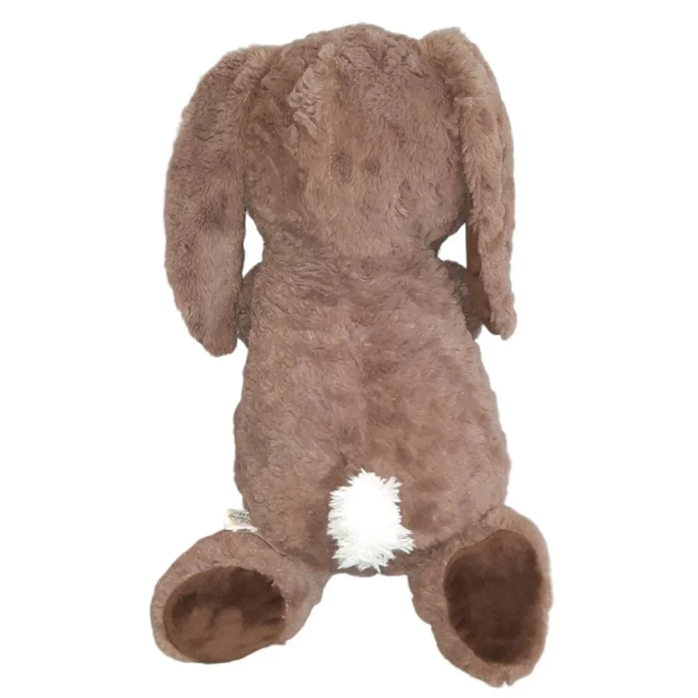 Destination Holiday Brown Easter Bunny Rabbit Carrot Plush Stuffed Toy 20